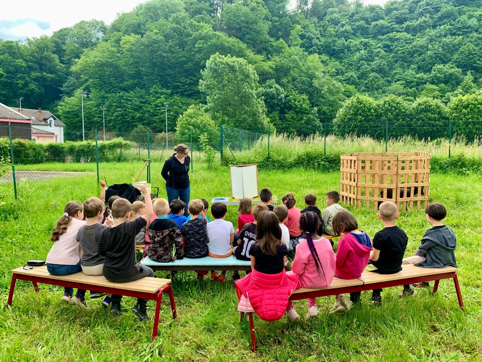 Moments câlins avec mes compagnons