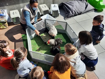 Atelier d'éveil en crèche